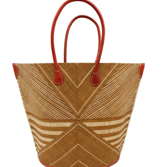 Mariposa Large Straw Tote Bag