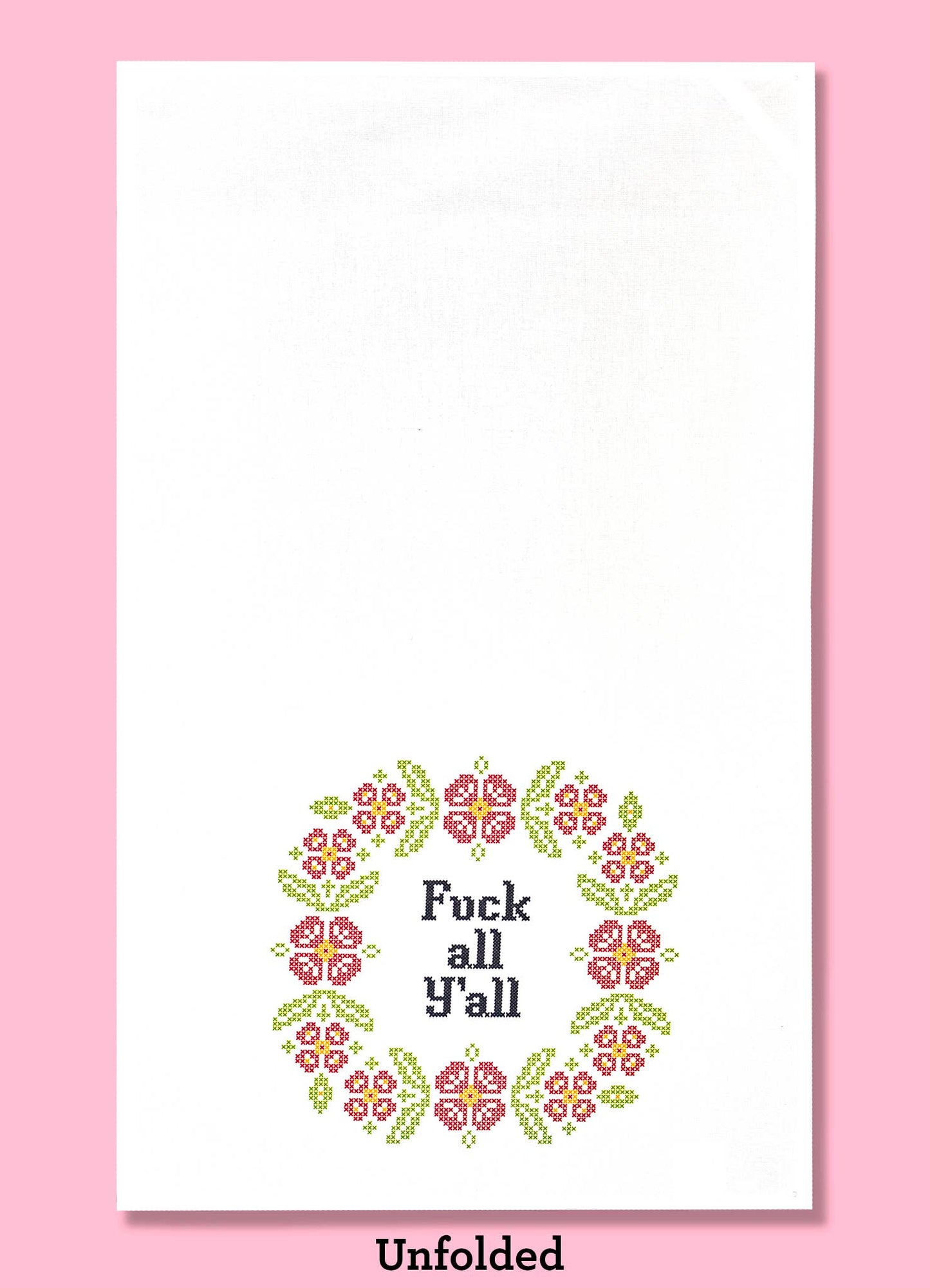 Fuck All Y'all Tea Towel Four Pack | Kitchen towel