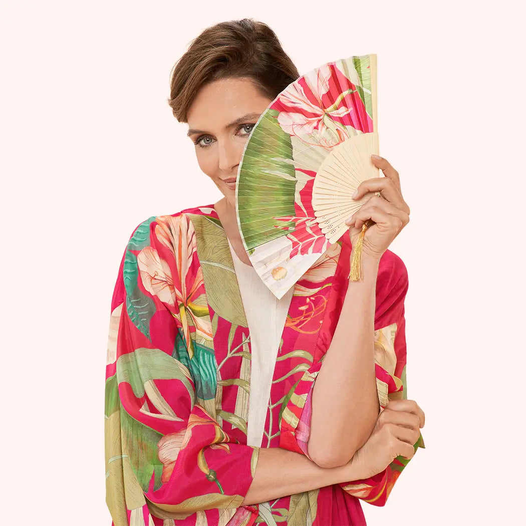 Delicate Tropical Kimono