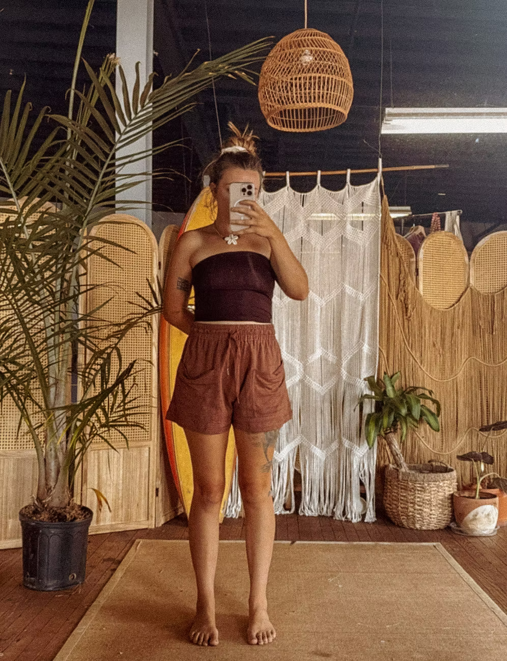 Jungle Hemp Organic Cotton Boho Shorts
