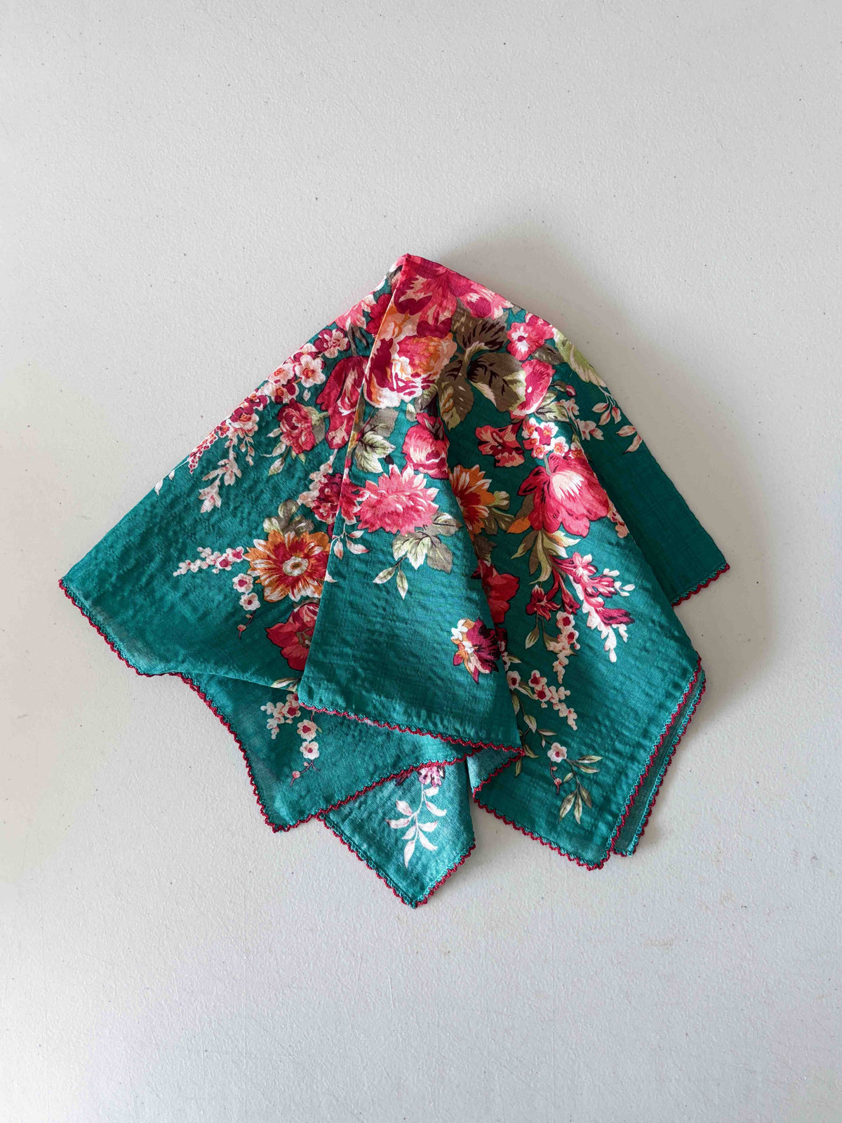 Vintage Floral Scarf