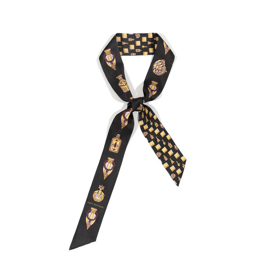 Amora Silk Skinny Scarf