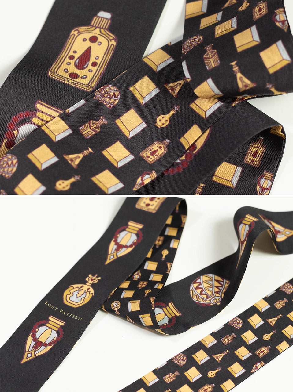 Amora Silk Skinny Scarf