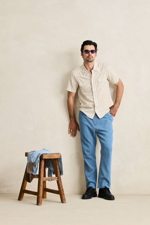 textured wale jam pant