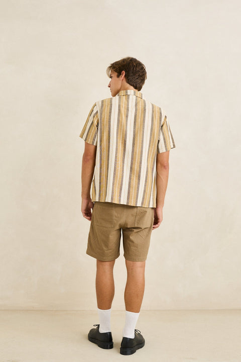 vacation stripe s/s shirt
