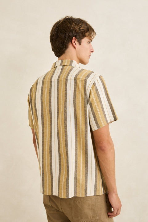 vacation stripe s/s shirt