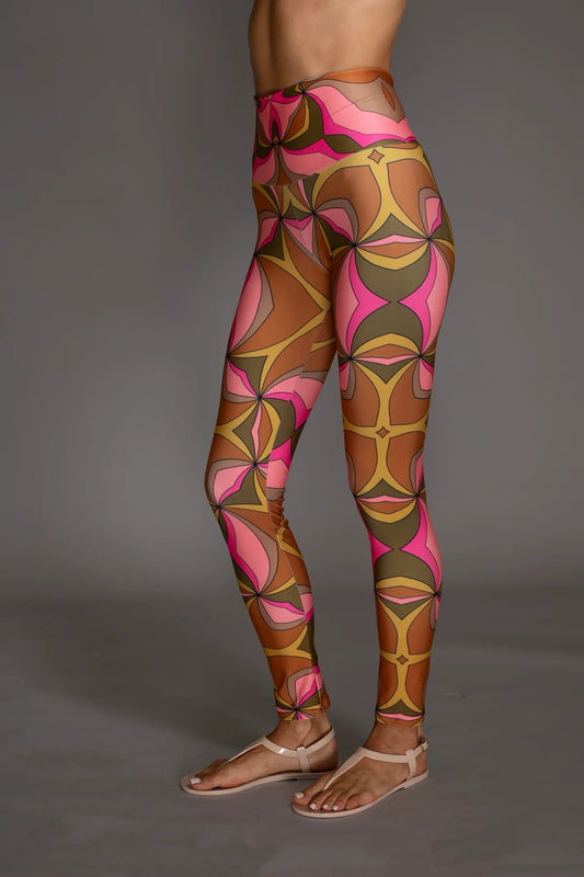 Abstract Leggings