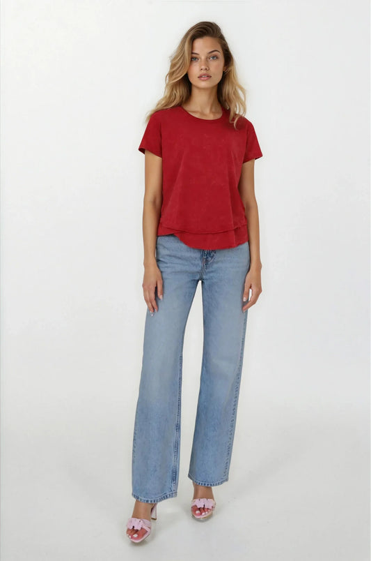 Ava Mock Layer T-Shirt