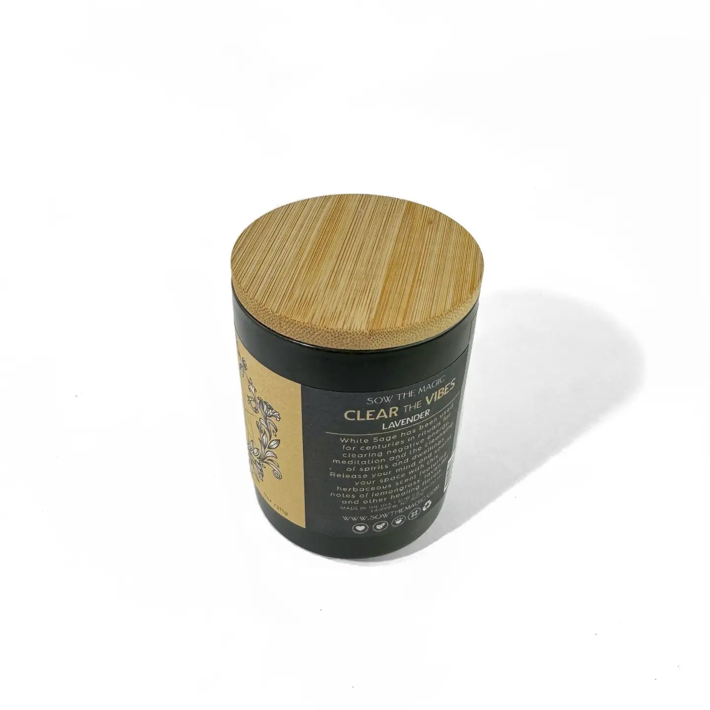 Clear The Vibes Garden Energy Candle
