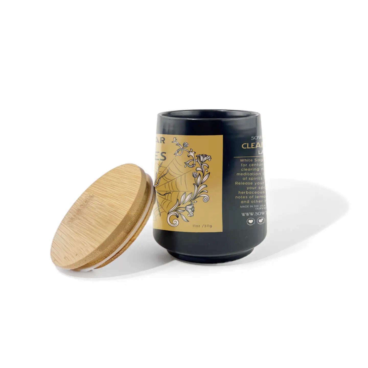 Clear The Vibes Garden Energy Candle
