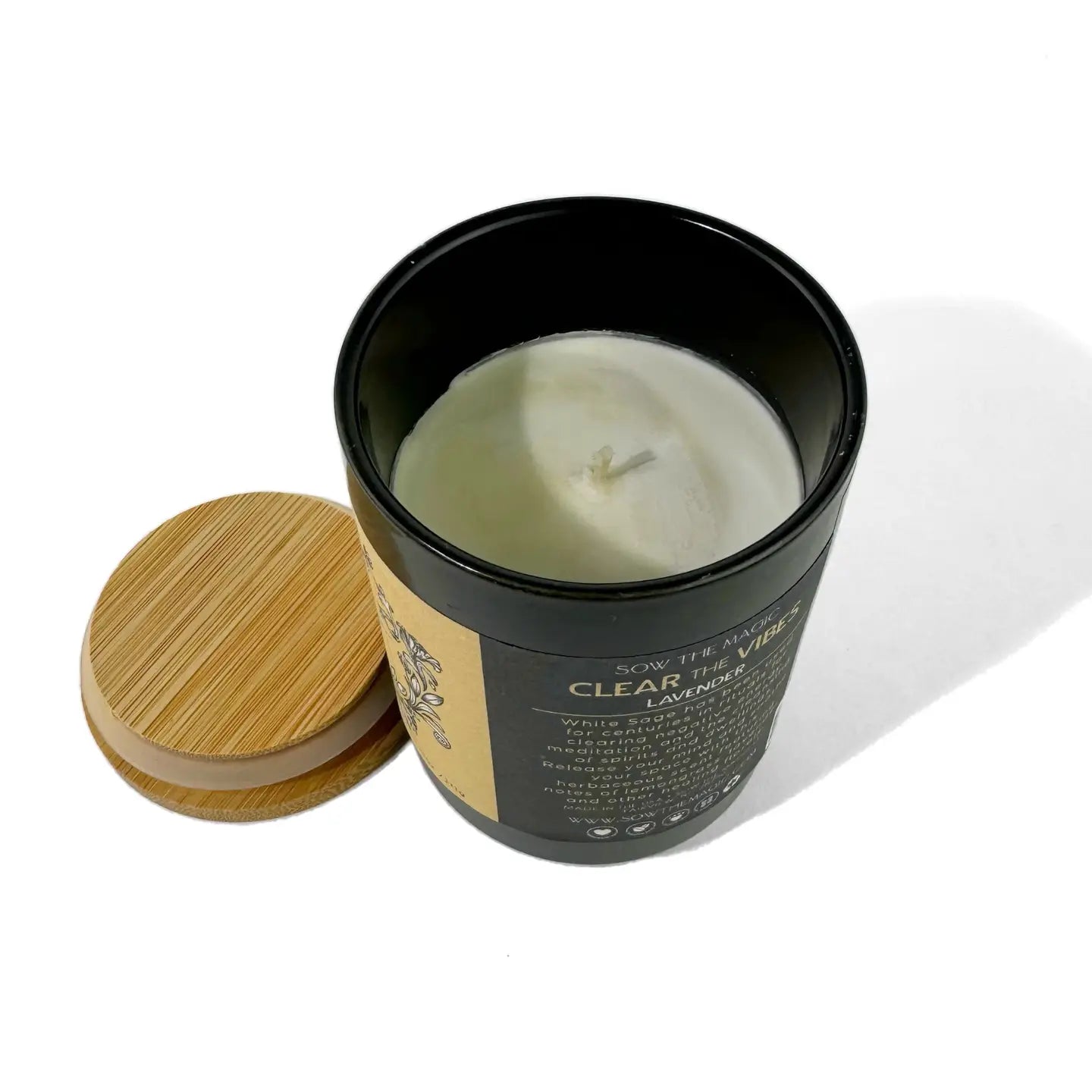 Clear The Vibes Garden Energy Candle