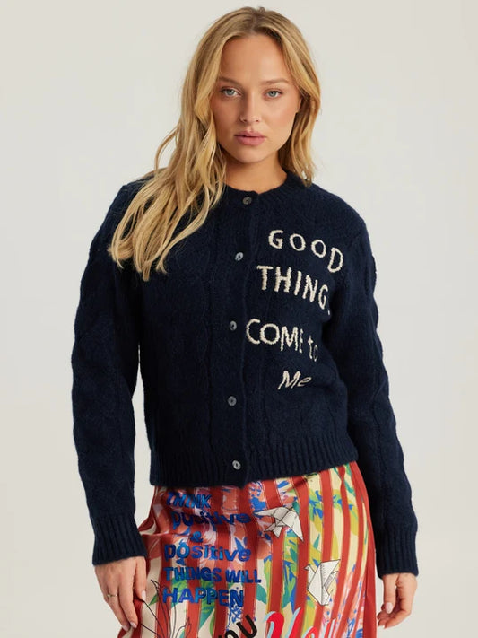 myra cropped cardigan