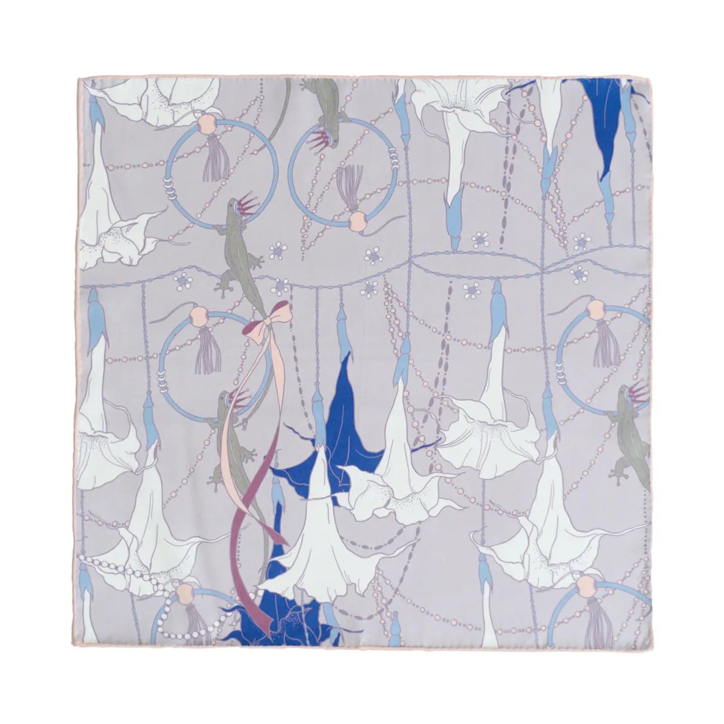 Datura Silk Pocket Square