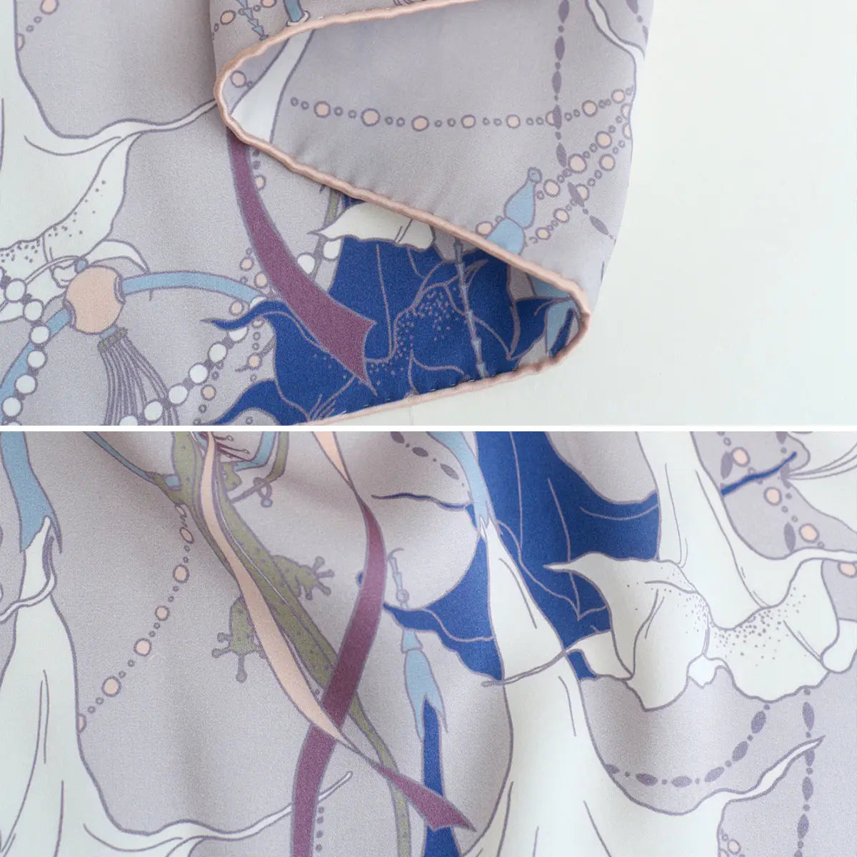 Datura Silk Pocket Square