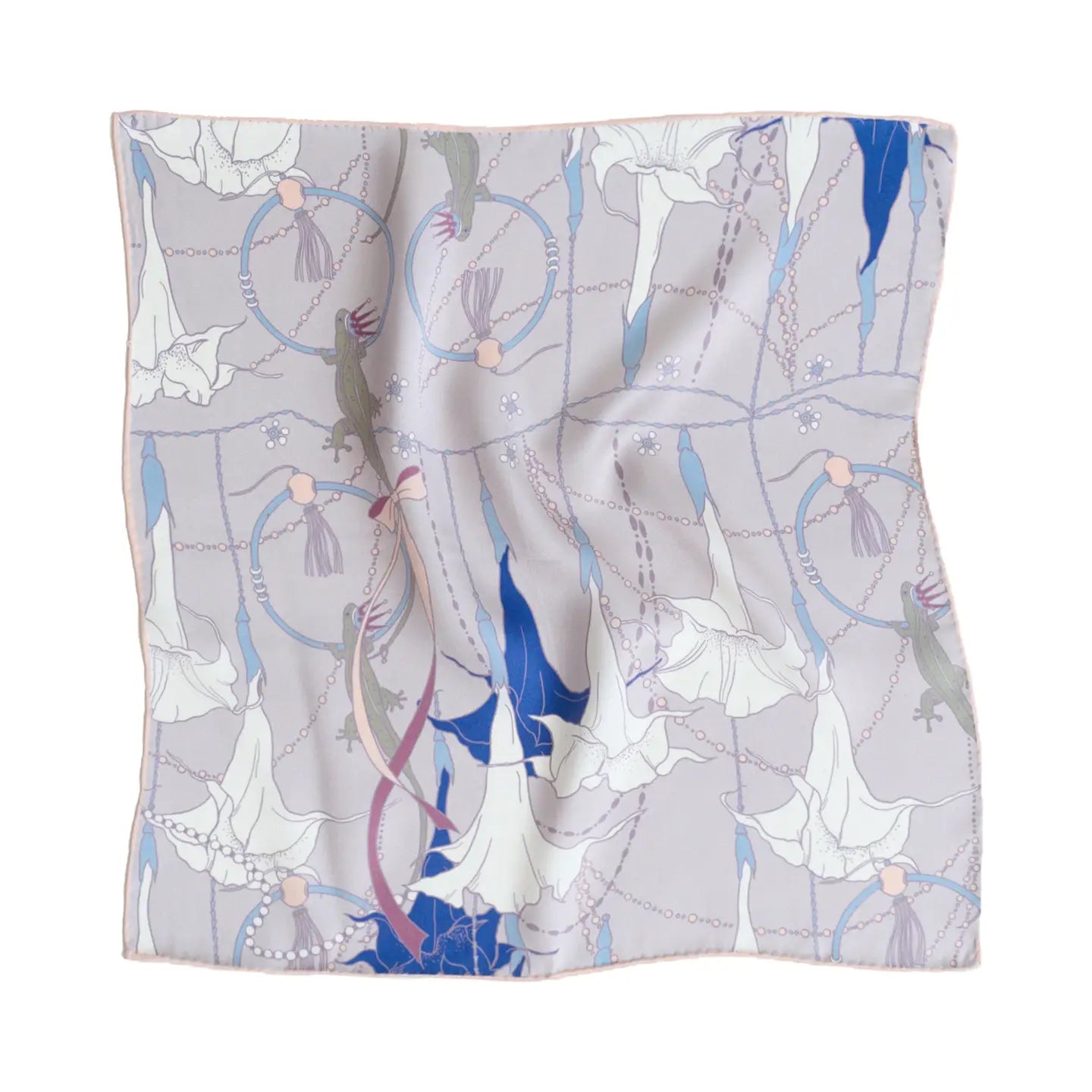 Datura Silk Pocket Square
