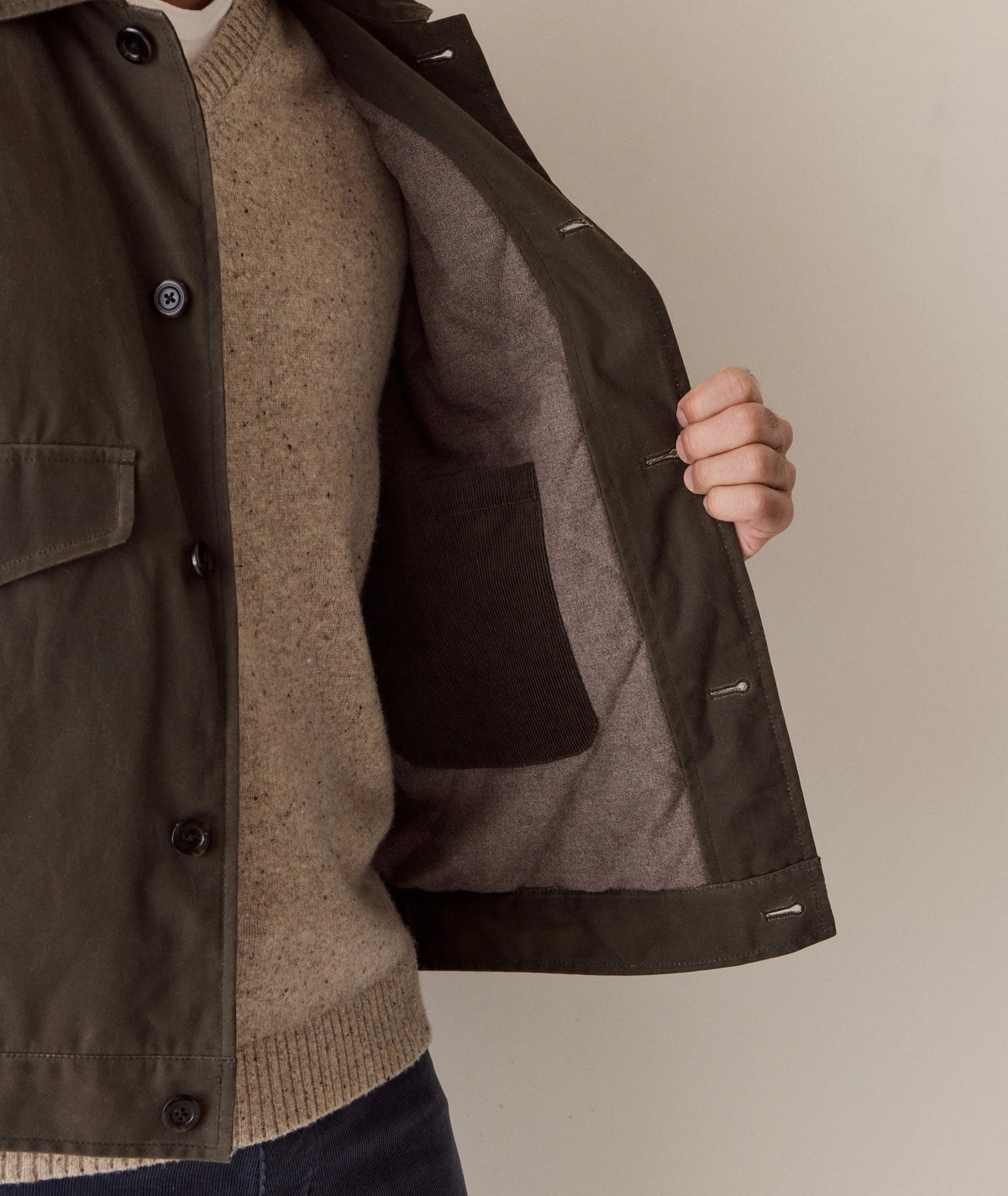 The Sawyer Waxed Trucker Jacket