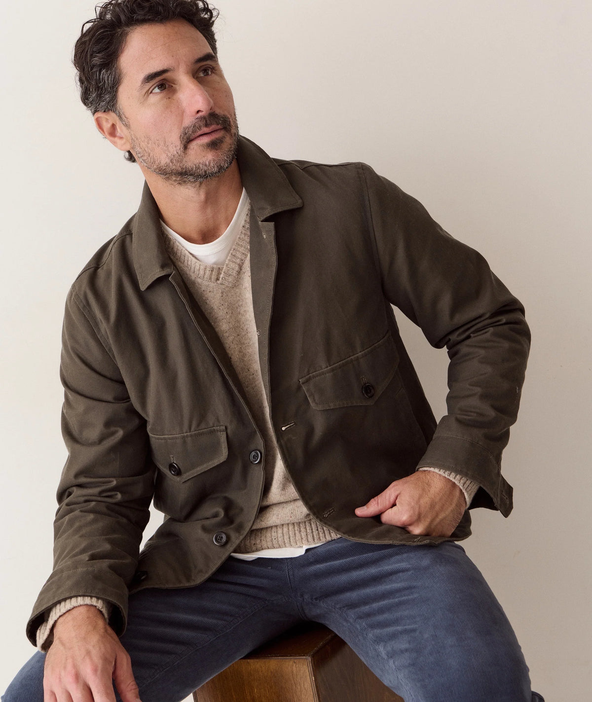 The Sawyer Waxed Trucker Jacket