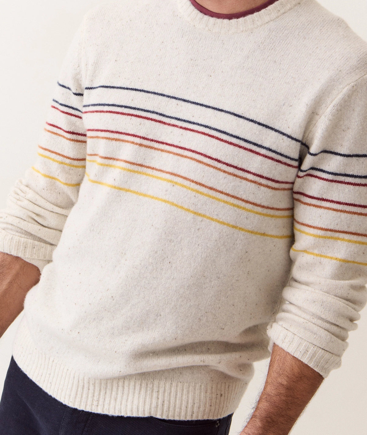 merino crew sweater