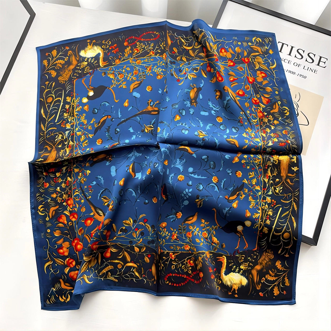 Mulberry Flora Silk Scarf