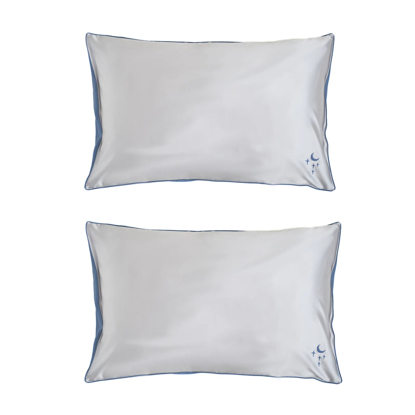 Moonlit Stars 2 Piece Set ~ 2 pillowcases