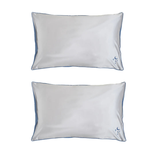 Moonlit Stars 2 Piece Set ~ 2 pillowcases