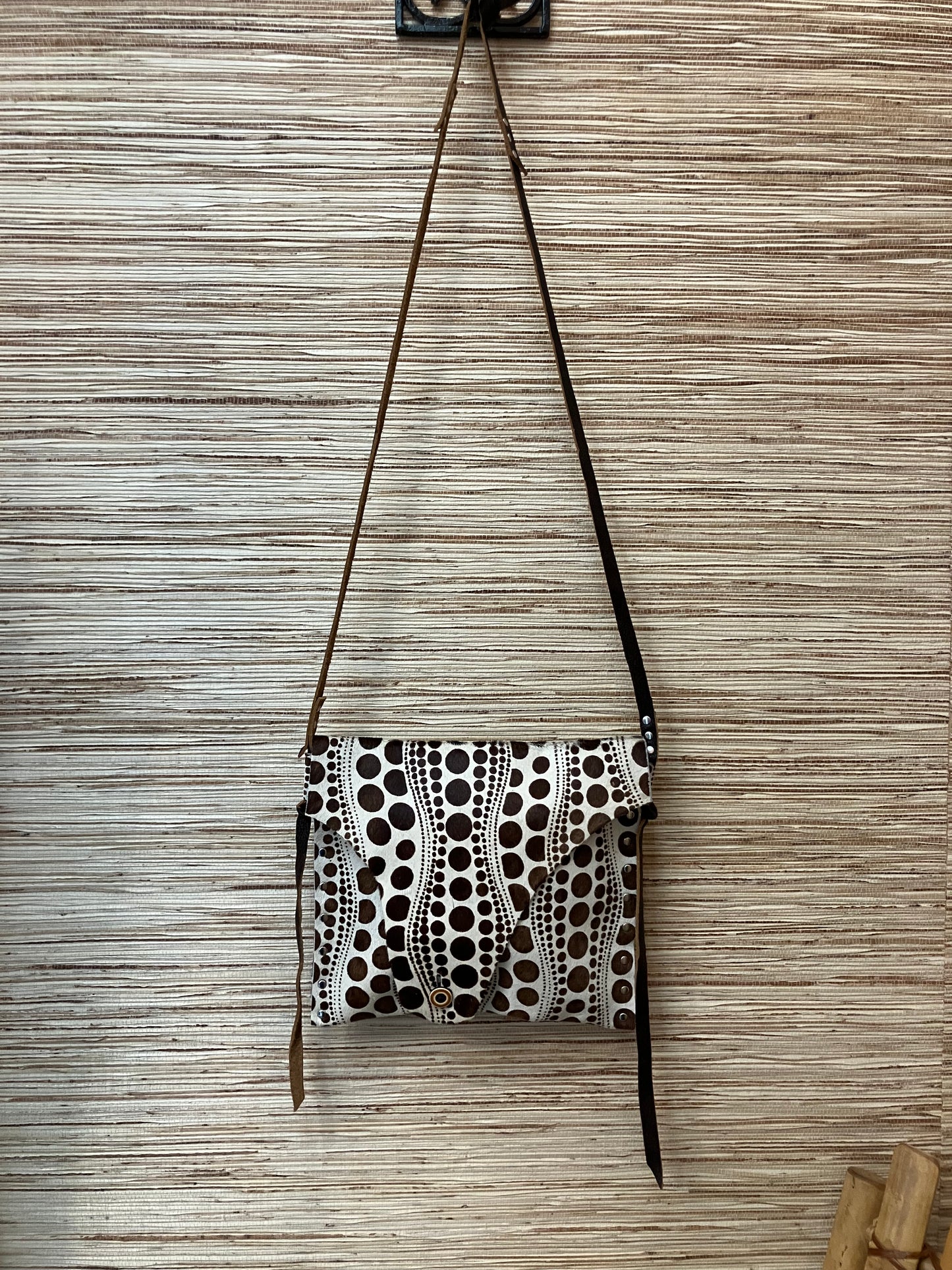 Angela Spotted Cowhide Bag