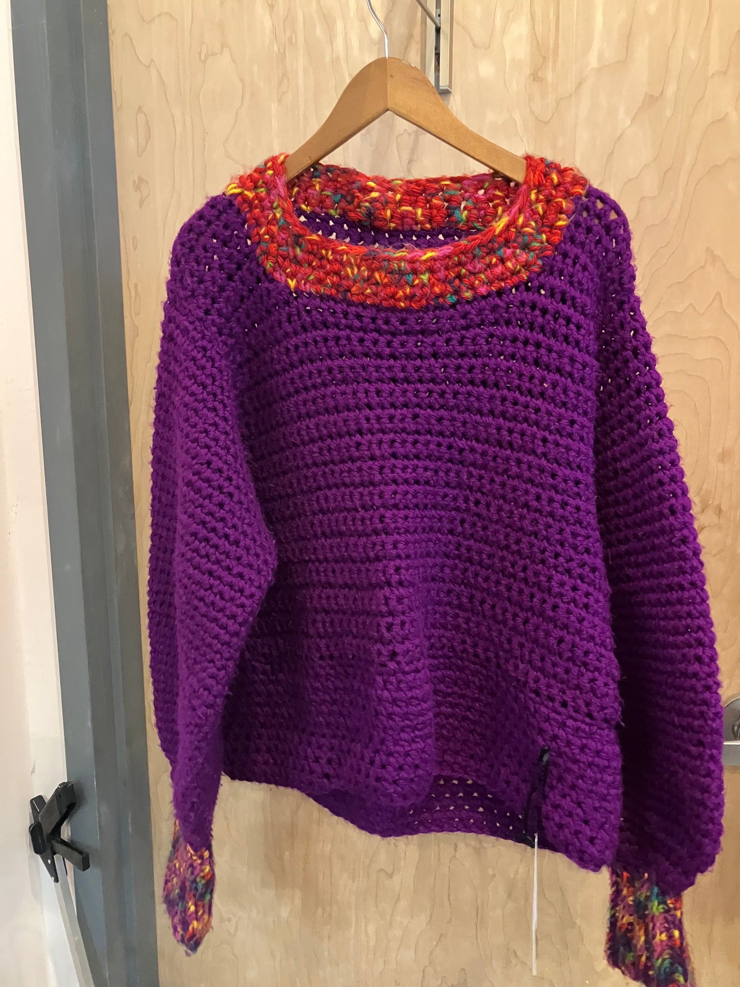 Erika hand crocheted sweater