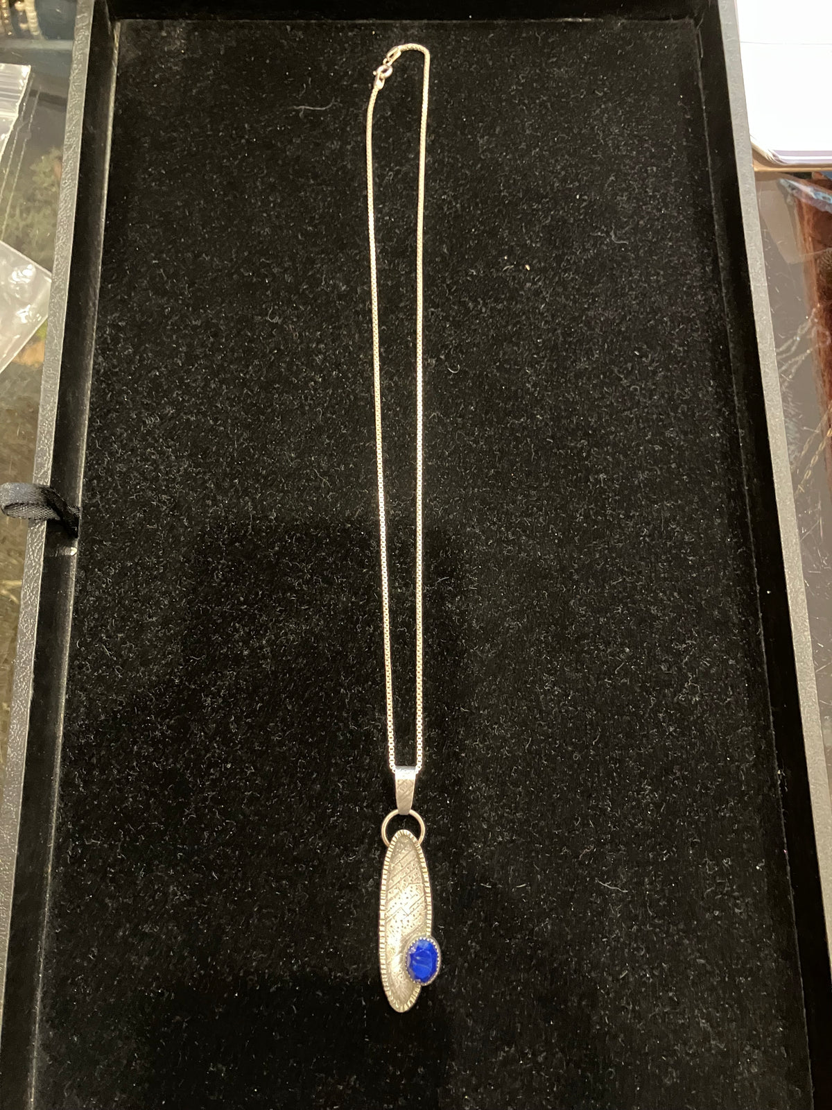 shea lapis sterling silver necklace