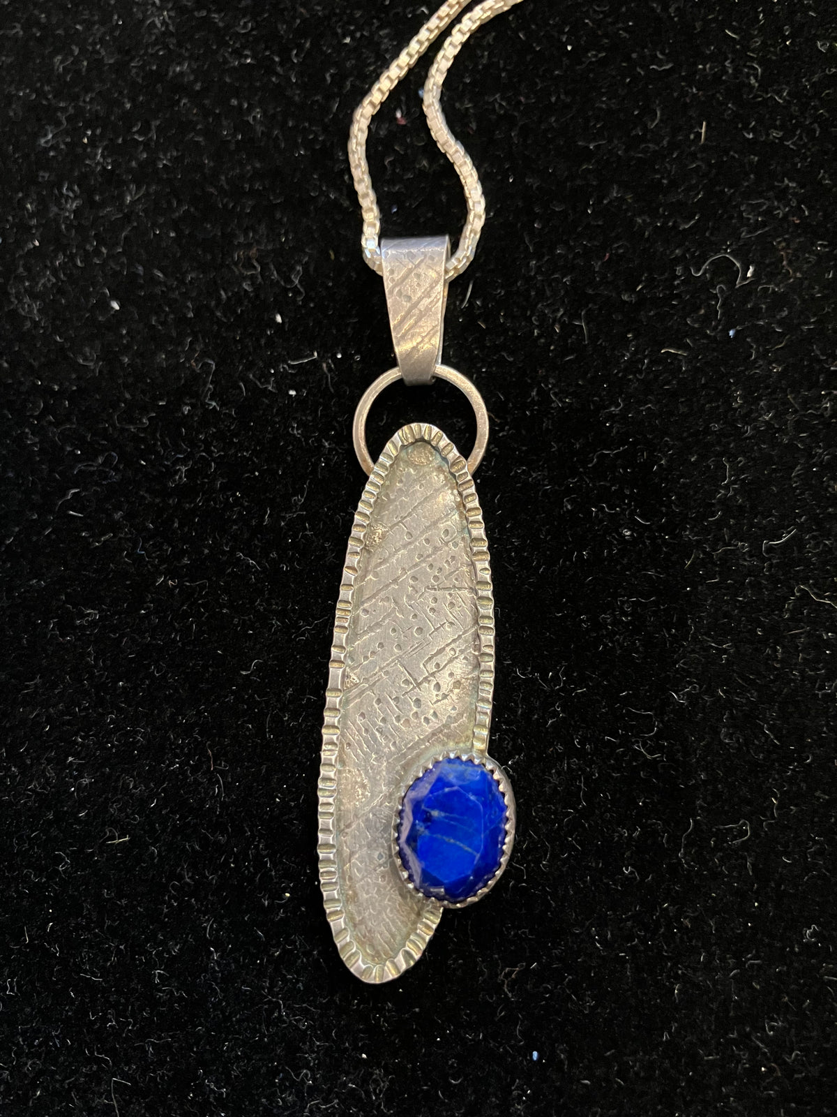 shea lapis sterling silver necklace