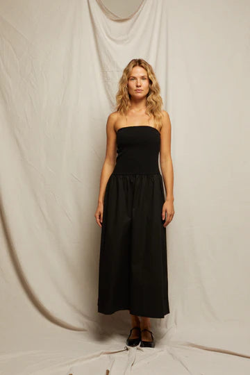 woven poplin tank dress