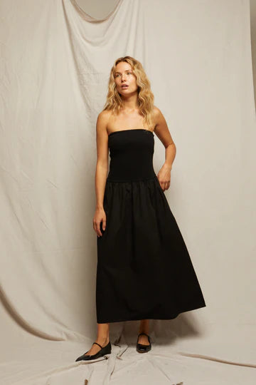 woven poplin tank dress