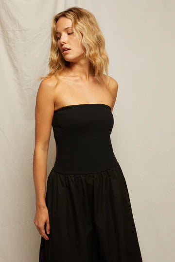 woven poplin tank dress
