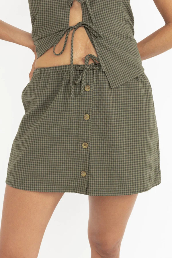 Louise Check Skort
