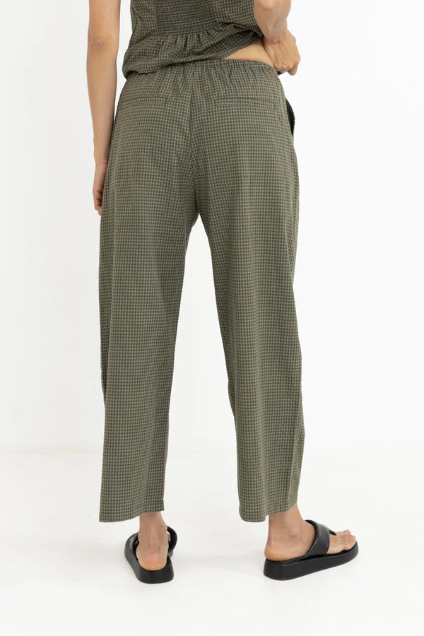 Louise Check Drawstring Pant