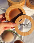 6cm nipple covers w/bamboo compact