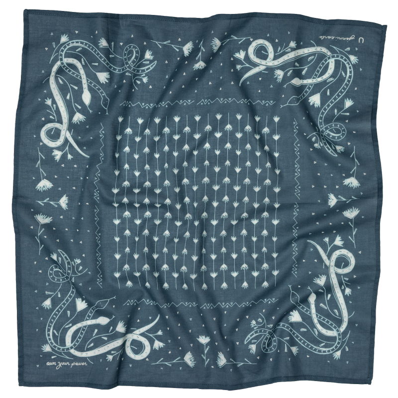 "Own Your Power" Luxury Cotton Voile Bandana