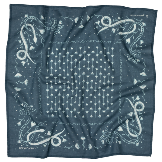"Own Your Power" Luxury Cotton Voile Bandana