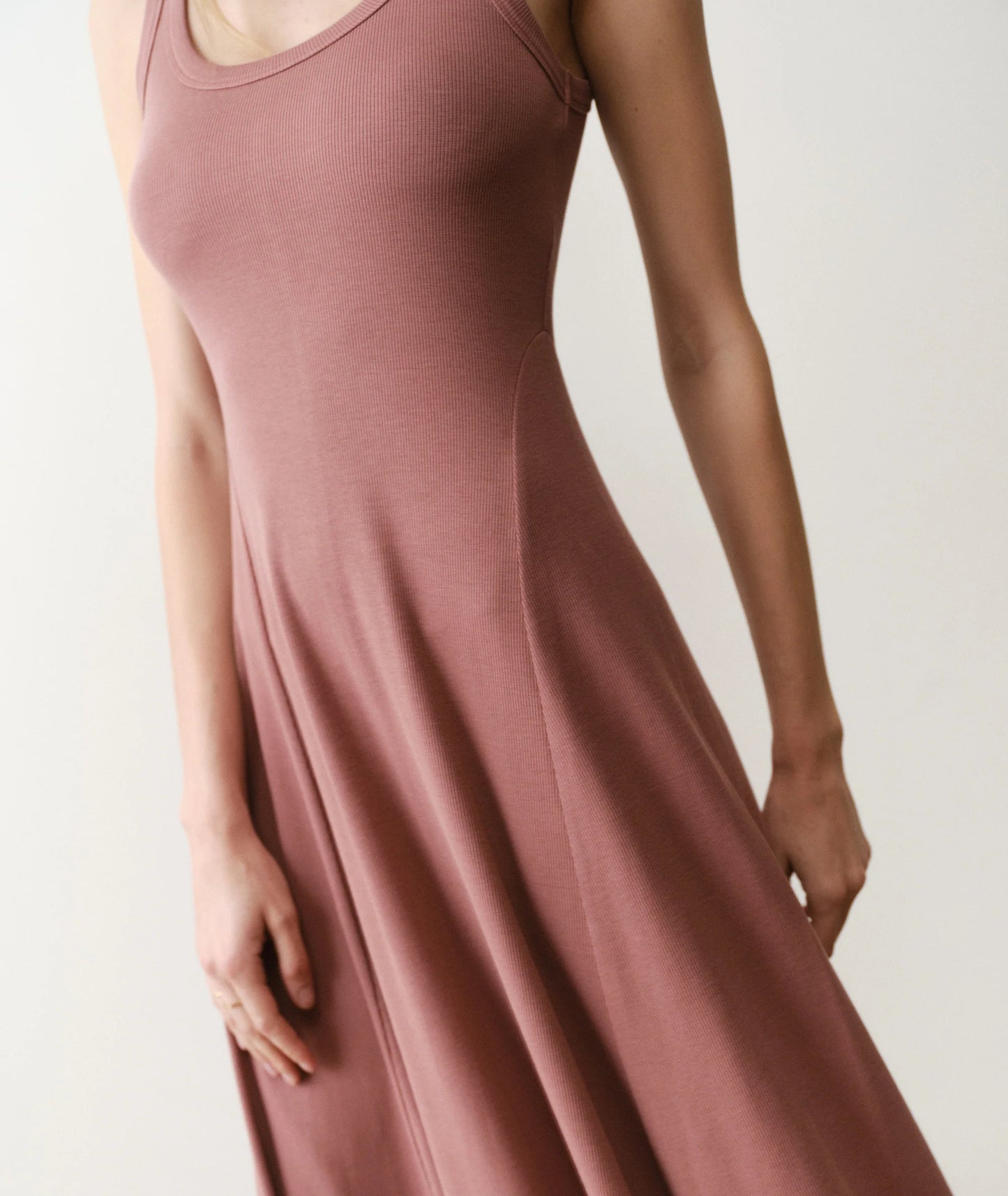 Lexi Rib Fit & Flare Dress