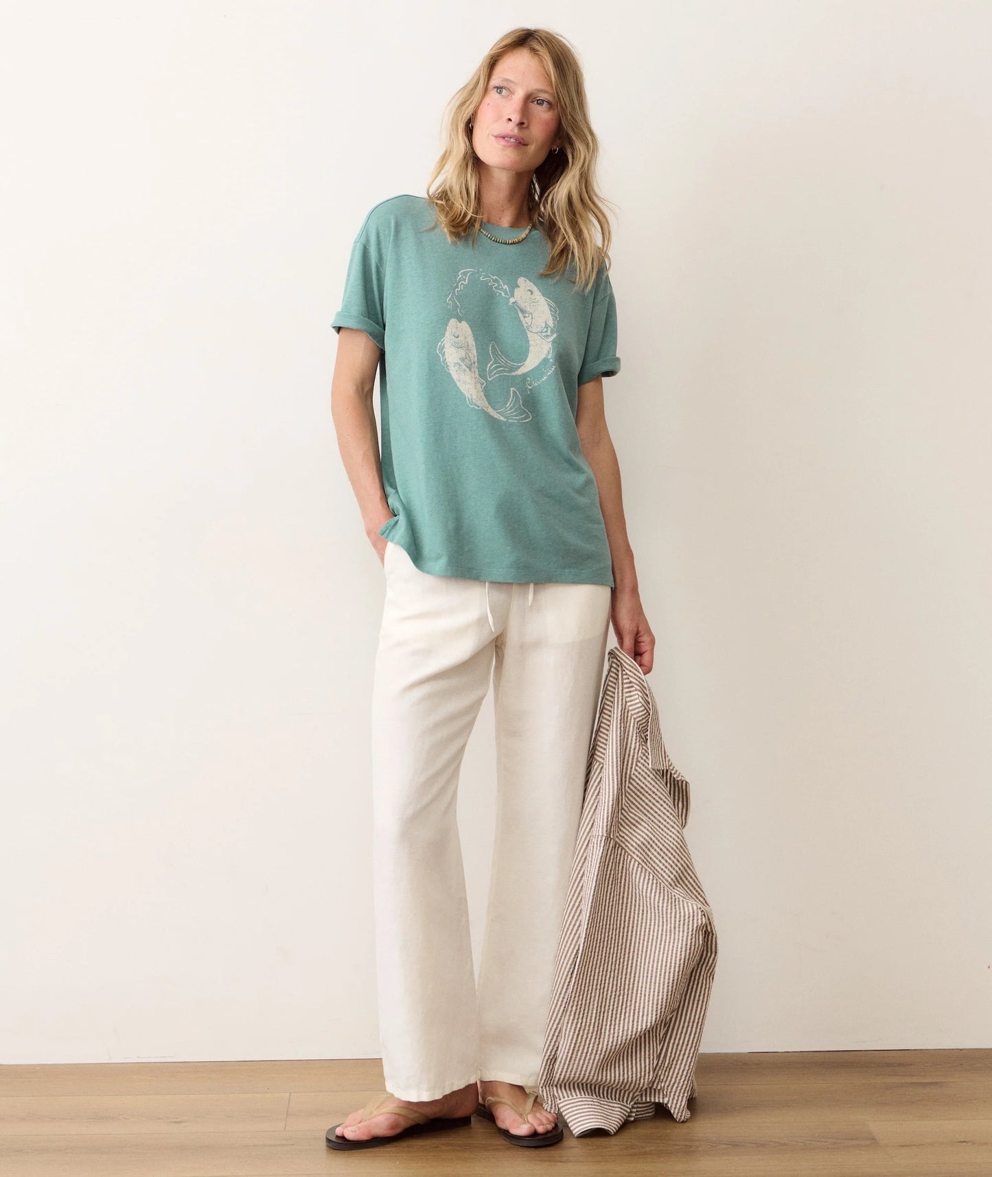oversized hemp graphic tee