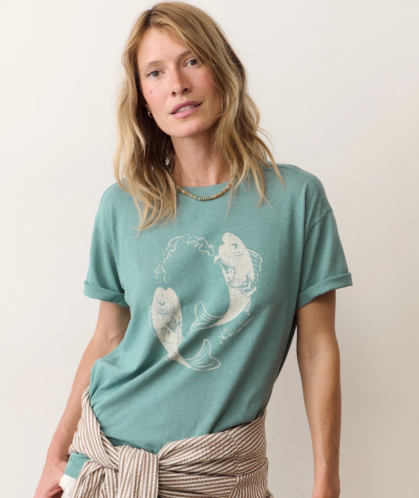 oversized hemp graphic tee