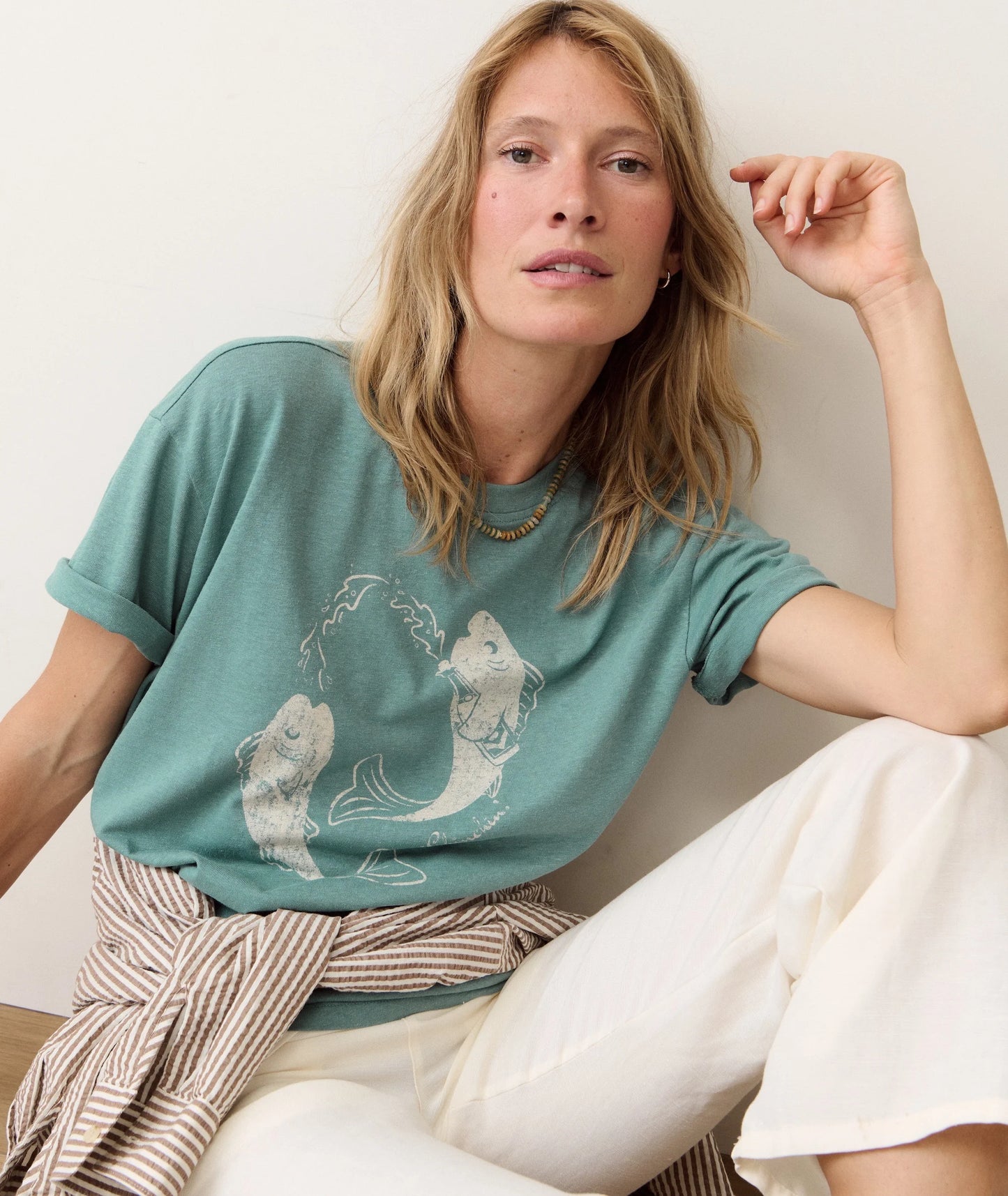 oversized hemp graphic tee
