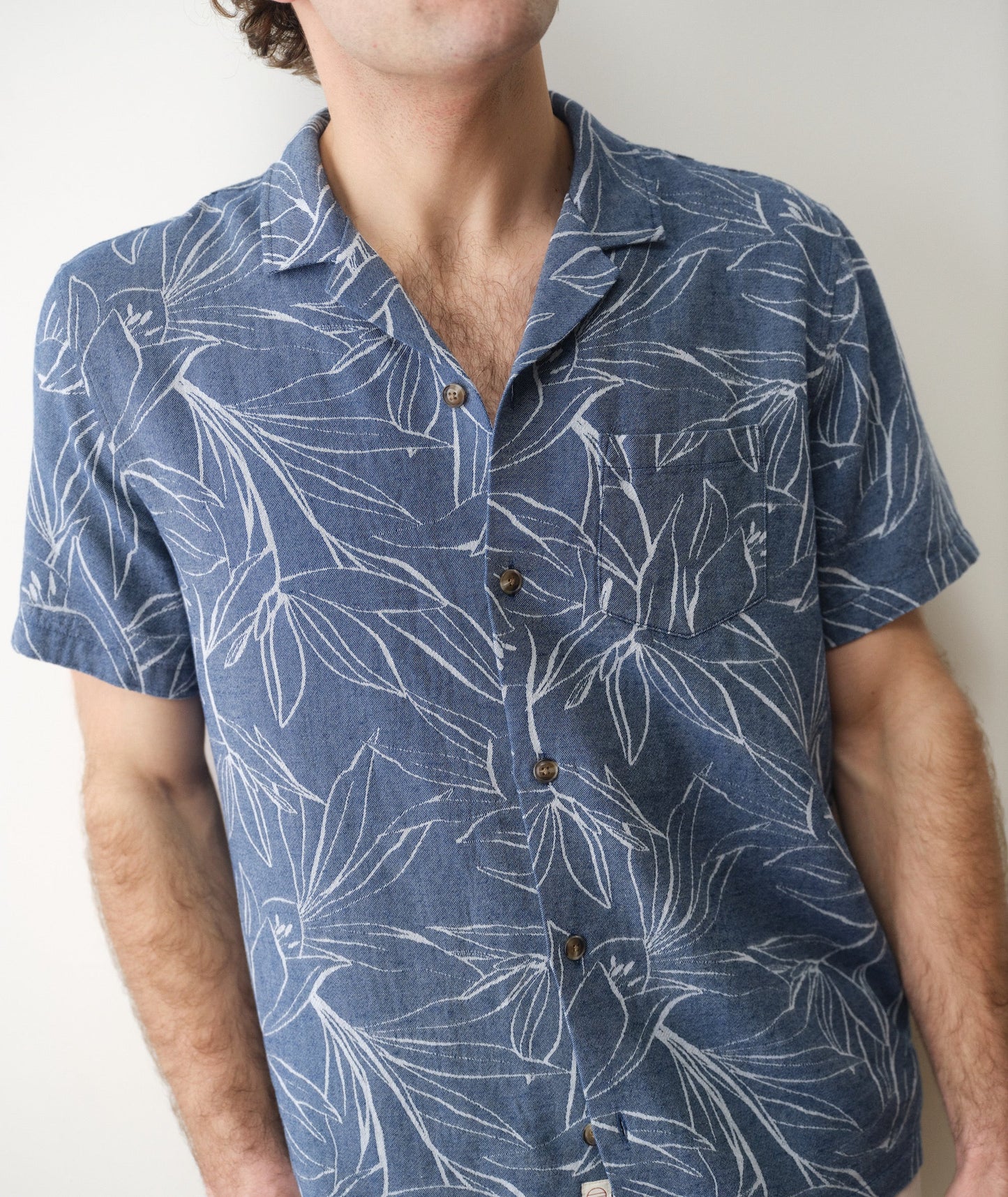 jacquard resort shirt