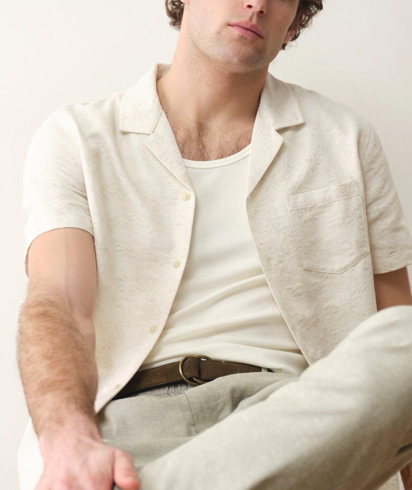 jacquard resort shirt