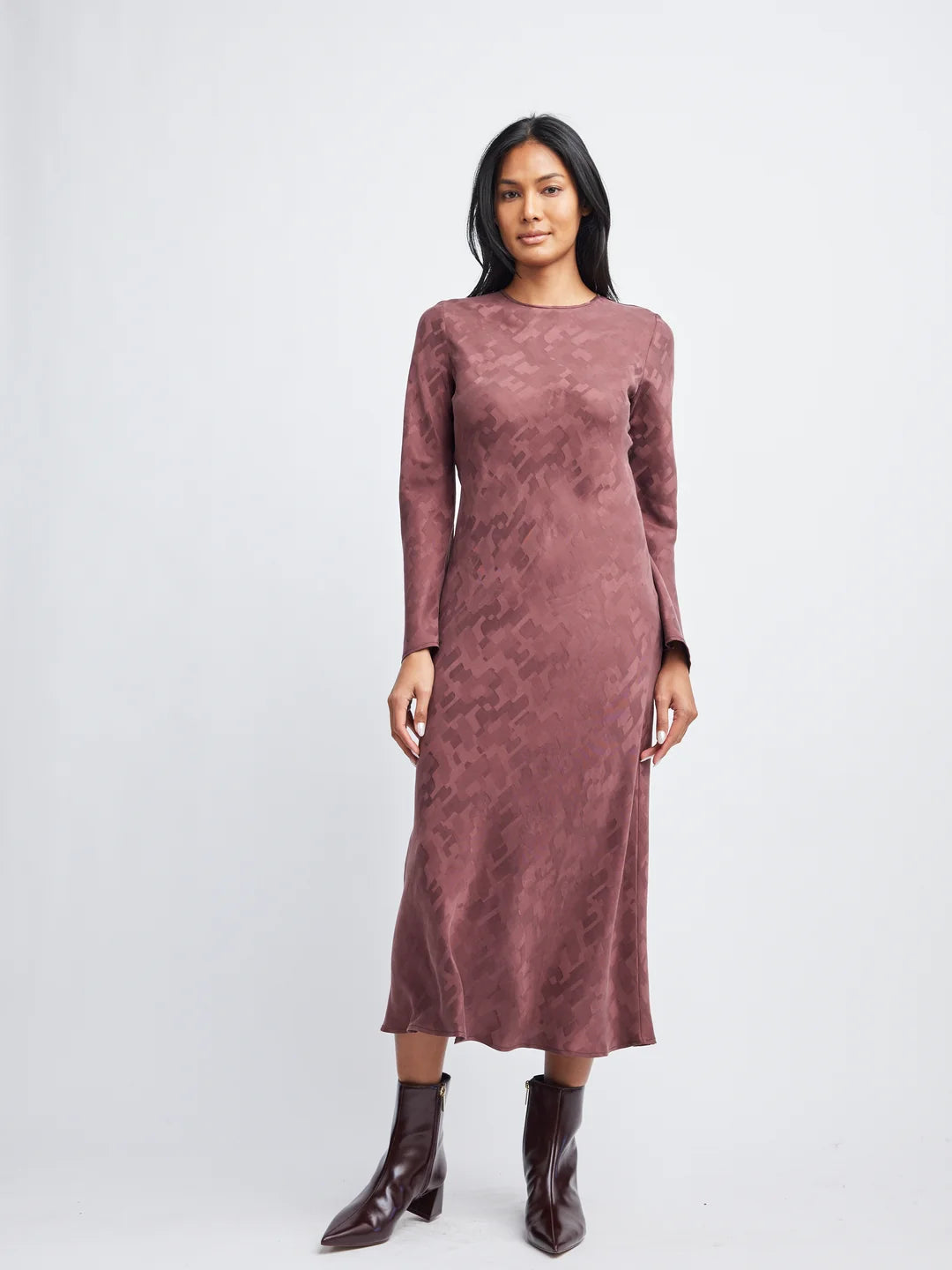 legacy bias maxi l/s dress