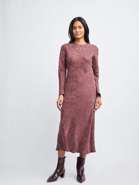 legacy bias maxi l/s dress