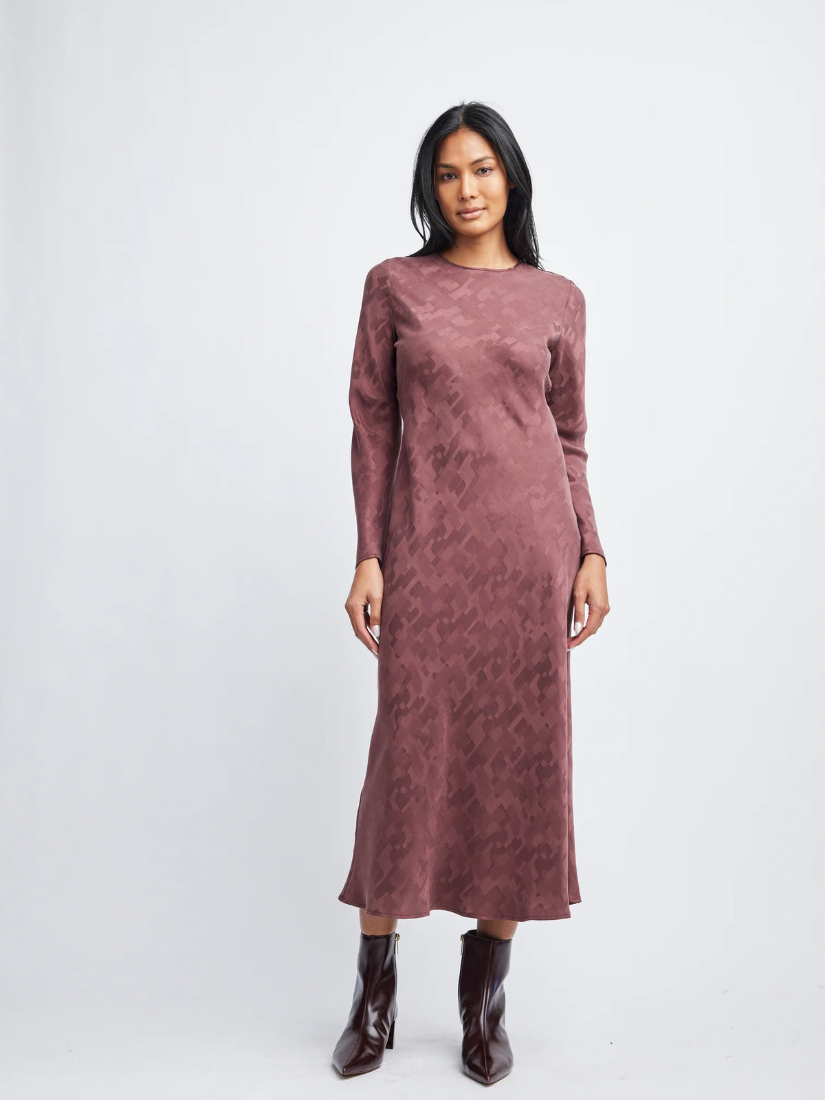 legacy bias maxi l/s dress