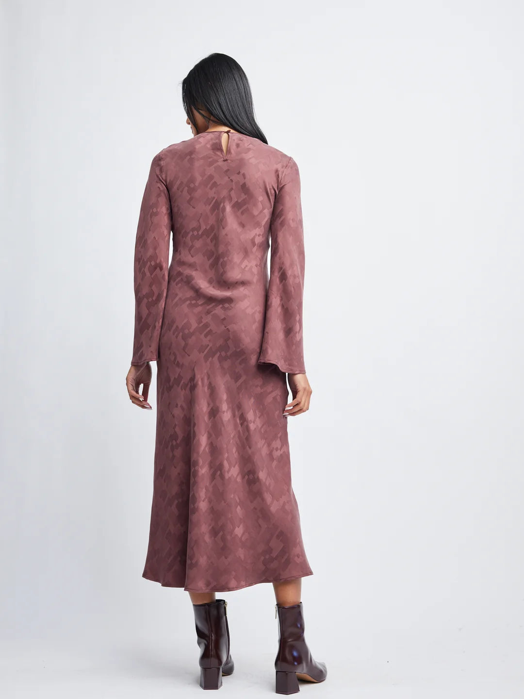 legacy bias maxi l/s dress