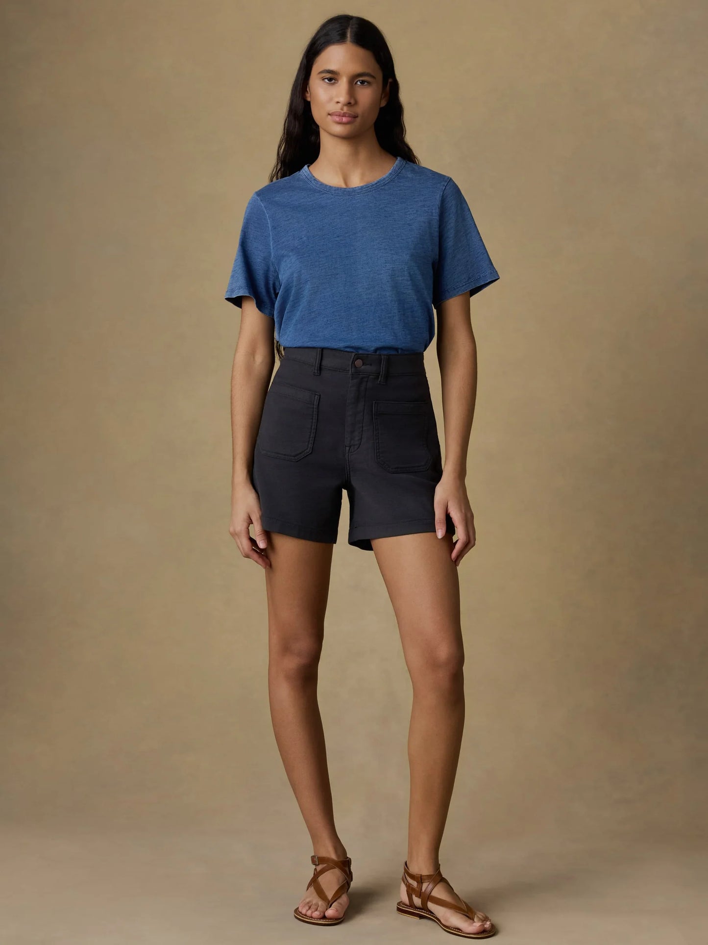 Stretch Terry Patch Pocket Short