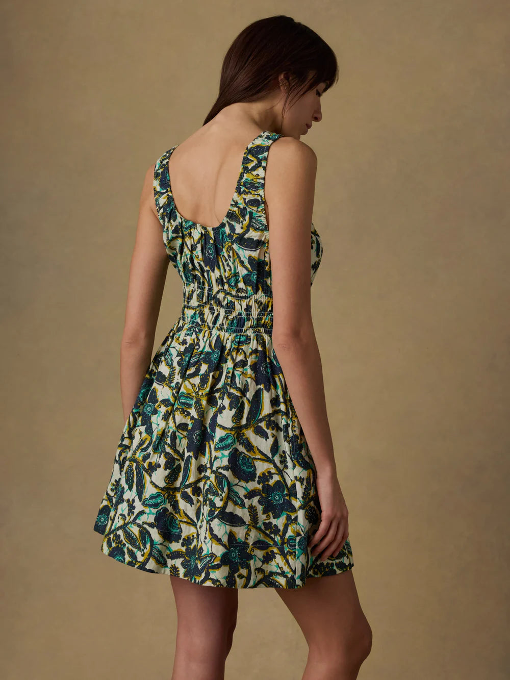 montecito linen mini dress