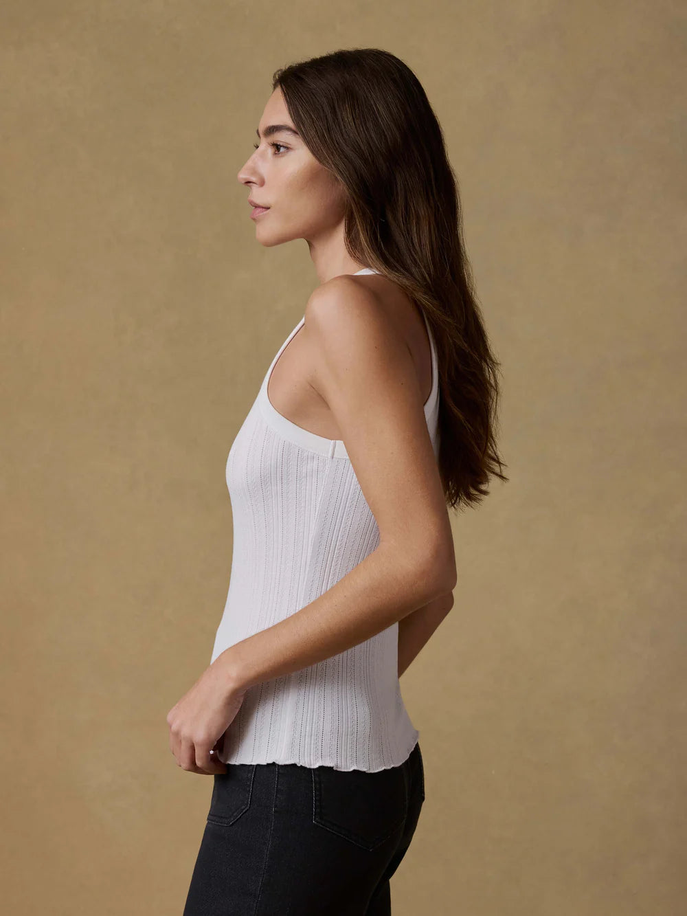 Paradise Pointelle Tank